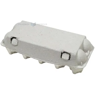 Gray egg carton for 10 eggs S M L, 50pcs/pack