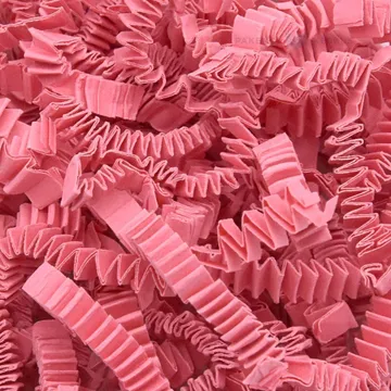 Darker old pink shredded filling paper, 18L/box