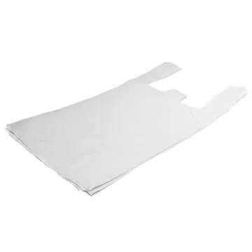 Särksangaga valge kilekott 30+20x60cm, pakis 100tk