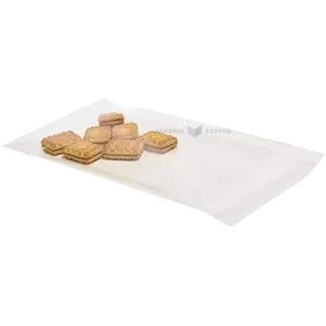 Liimiribaga polüpropüleen (tsellofaanist) kilekott 12x25+4cm, pakis 100tk