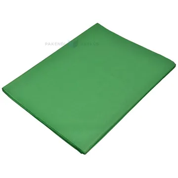 Roheline siidipaber 50x75cm 14g/m2, pakis 24tk