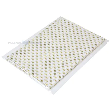 Kuningliku mustriga valge siidipaber 50x76cm 17g/m2, pakis 20tk