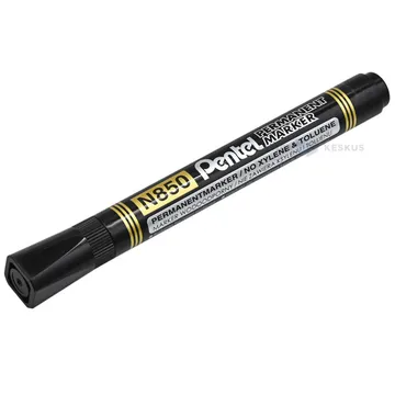 Permanent black marker Pentel N580 with rounded tip 4,2mm