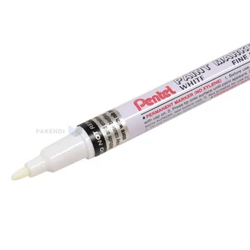 Permanent white marker Pentel MSP10 with rounded tip 1mm