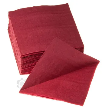 Burgundy 1-layered napkin 24x24cm, 400pcs/pack