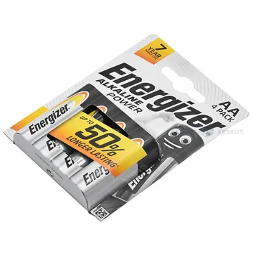 Battery AA Energizer Power, 4pcs/pack