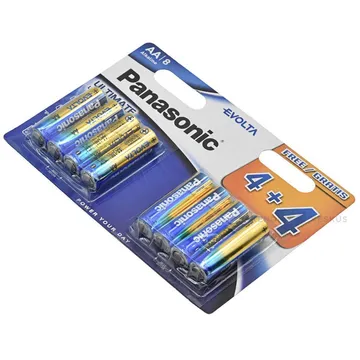 Patarei AA Panasonic Evolta LR6EGE/8B, pakis 8tk