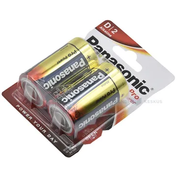 Patarei LR20PPG Panasonic Pro Power LR20PPG/2B, pakis 2tk