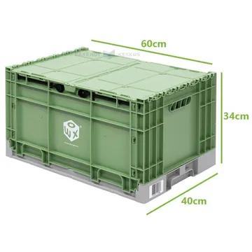 RENT-WOXBOX-Plastikust kokkupandav kolimiskast 600x400x340mm