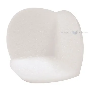 Valge pehmendusest nurgakaitse 60x60x60x10mm