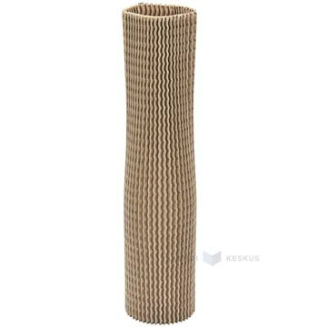 Pruun taaskasutatud paberist pudelikaitse diam. 70-90mm kõrgus 270mm