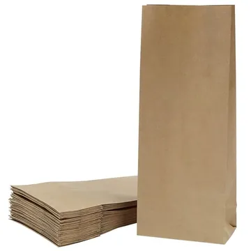Pruun paberkott laia põhjaga 16+8,5x40cm, pakis 25tk