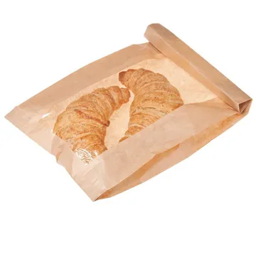 Aknaga pruun paberkott 18x6x33cm, pakis 100tk