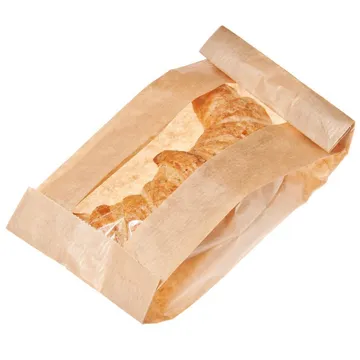 Aknaga pruun paberkott 12+5x24cm, pakis 100tk