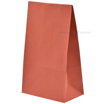 Red gift bag with glue strip 14x7,5x23cm