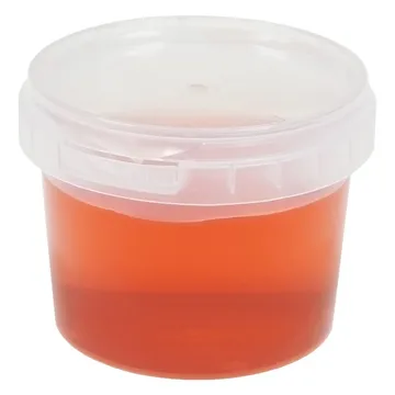Transparent bucket without lid without handle 110-120ml / 0,110-0,120L with diameter 65mm
