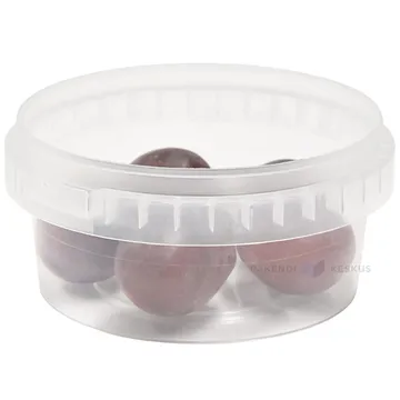 Läbipaistev plastikämber ILMA KAANETA sangata 200ml / 0,200L diameetriga 89mm