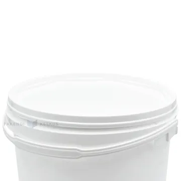 Kansi 5000ml / 5L ämpärille, muovi, halk. 222mm, kulmikas reuna, valk (sopii UA5V/222/NU)