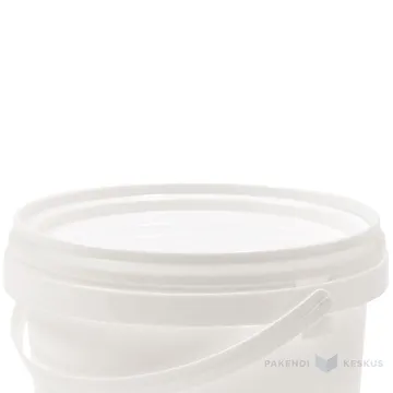 White lid for 1000ml / 1L bucket with diameter 130mm