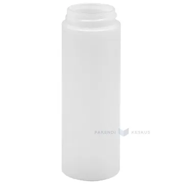 Rounded HD bottle for sauce without corc 150ml / 0,15L 38mm