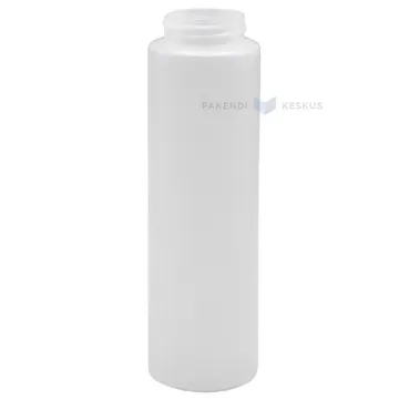 Rounded HD bottle for sauce without corc 250ml / 0,25L 38mm