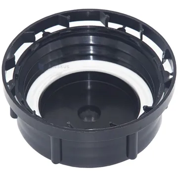 Black locking cap with EPE coating for HD canister diameter 60mm