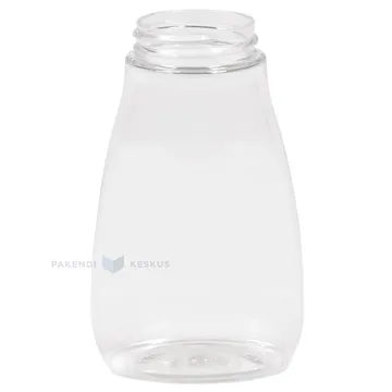 Ovaalne PET-plastikpudel 180ml / 0,18L diameetriga 38mm