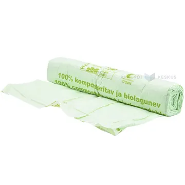 Komposteeritavad ja biolagunevad kotid 96x132cm 140L, rullis 10tk