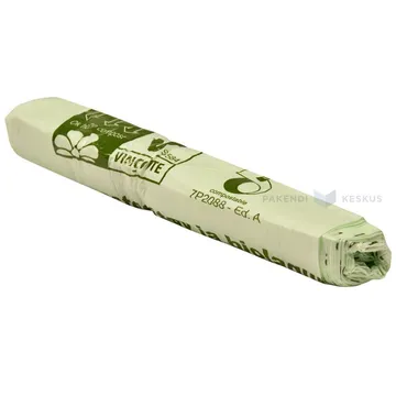 Compostable and biodegradable bags 30L, 15pcs/roll