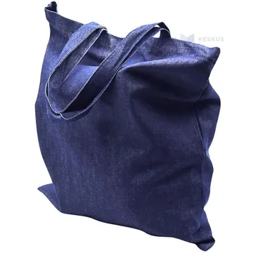 Sangadega tumesinine teksariidest tekstiilkott 40x45cm paksus 280g/m2