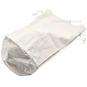 Nööriga puuvillane tekstiilkott pudelile diam. 17cm kõrgusega 39cm