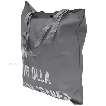 Siin võib olla mida iganes white print reflective bag 40x45cm