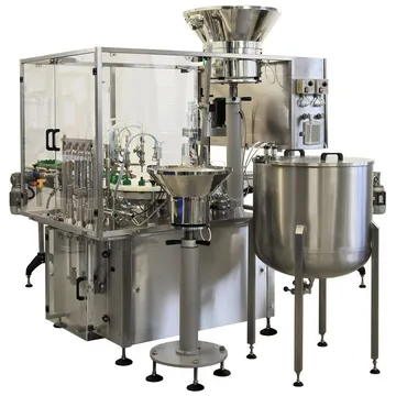 Automatic liquid filling and capping machines