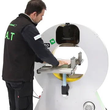 Semi-automatic orbital wrapping machine diameter 500mm