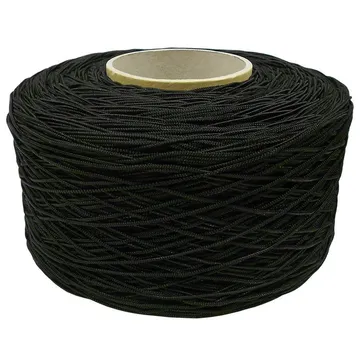 Black rubber string for tying machine 1kg, 1000m/roll