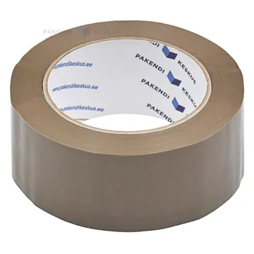 Pruun pakketeip 48mm lai solvent, rullis 132m