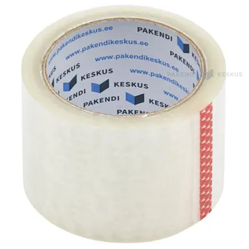 Läbipaistev pakketeip 76mm lai akrüül, rullis 66m