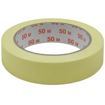 Masking tape with strong glue 25mm wide +60C, 50m/roll