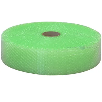 Green bubble wrap tape 100mm wide, 50m/roll