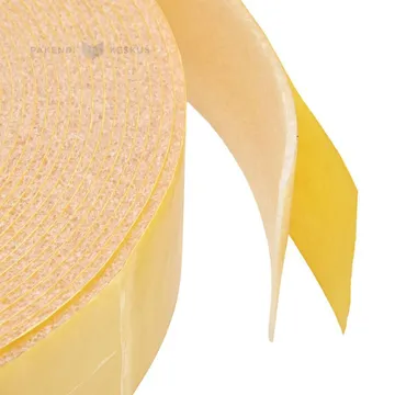 Valge pehmendusmaterjali teip 50mm lai 3mm paksusega, rullis 12,5m