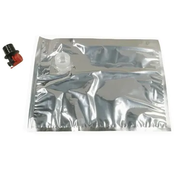 Hõbedane bag-in-box liblikkraaniga 32x40cm 5L