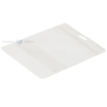 Valge püstiseisev kott aknaga 16+(2x4,5)x19cm, pakis 50tk
