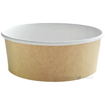 Kartongist salatikarp ilma kaaneta 1000ml diameetriga 183mm, pakis 20tk