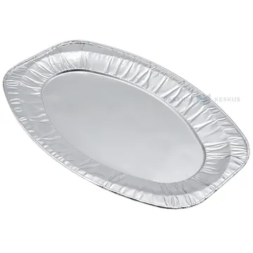 Aluminium foil tray 44,6x29,6x2,1cm, 5pcs/pack