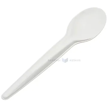 Paper soup spoon height 17cm, 50pcs/pack