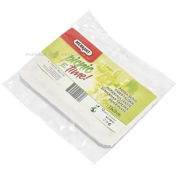 Valge lamineerimata paberist taldrik 13x23cm, pakis 12tk