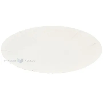 Laminated white paper plate diameter 15cm, 100pcs/pack