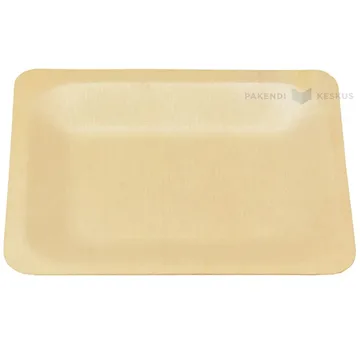 Puidust taldrik-vaagen 12x9,5cm, pakis 10tk