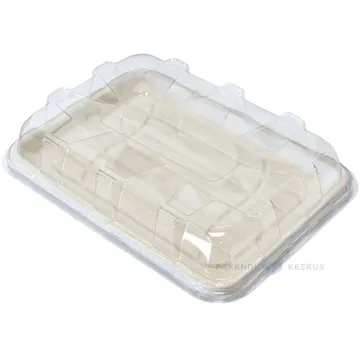 100% biolagunev/komposteeritav vaagen koos läbipaistva kaanega 46x30x11cm, pakis 5tk