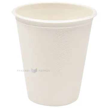 Joogitops 100% biolagunev/komposteeritav 250ml diameetriga 80mm, pakis 50tk